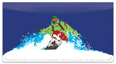 Ski & Snowboard Checkbook Cover