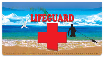 Lifeguard Checkbook Cover