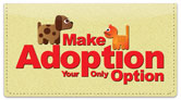 Animal Adoption Checkbook Cover