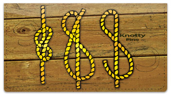 Knot Tying Checkbook Cover