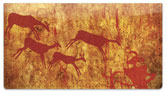 Cave Painting Checkbook Cover