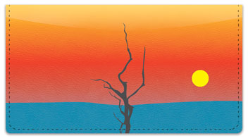 Striking Sunset Checkbook Cover