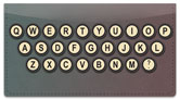 Keyboard Checkbook Cover