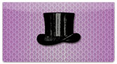 Derby & Top Hat Checkbook Cover