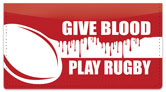 Rugby Checkbook Cover