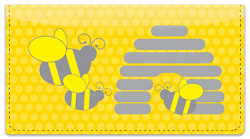Honeybee Checkbook Cover
