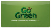 Green Living Checkbook Cover