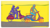 Motor Scooter Checkbook Cover