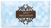 Bed & Breakfast Checkbook Cover