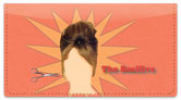 Cool Hairstyle Checkbook Cover