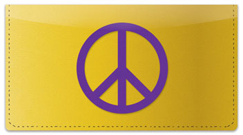 Symbols of Peace Checkbook Cover