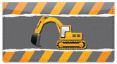 Construction Truck Checkbook Cover