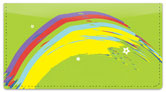 Rainbow Sweep Checkbook Cover