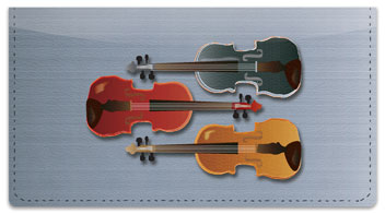 Violin Checkbook Cover