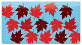 Maple Leaf Checkbook Cover
