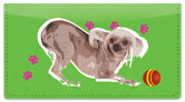 Chinese Crested Dog Checkbook Cover