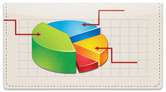Business Chart Checkbook Cover
