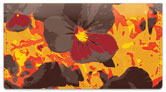 Pansy Checkbook Cover