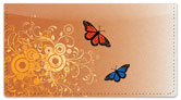 Butterfly Scroll Checkbook Cover