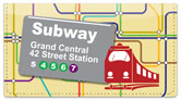 New York Subway Checkbook Cover