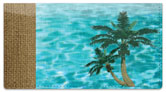 Peaceful Palm Tree Checkbook Cover