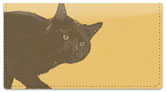 Black Cat Checkbook Cover
