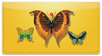 Butterfly Collection Checkbook Cover