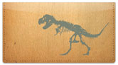 Dino Skeleton Checkbook Cover