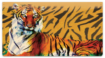 Tiger Checkbook Cover
