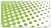 Green Halftone Checkbook Cover