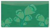 Green Bouquet Checkbook Cover