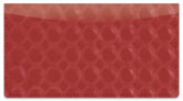 Red Bubble Pattern Checkbook Cover
