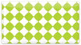 Lime Green Bead Checkbook Cover