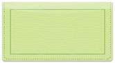 Green Safety Checkbook Cover
