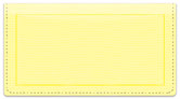 Yellow Safety Checkbook Cover