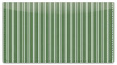 Green Pinstripe Checkbook Cover
