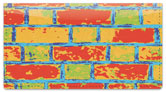 Colored Brick Checkbook Cover