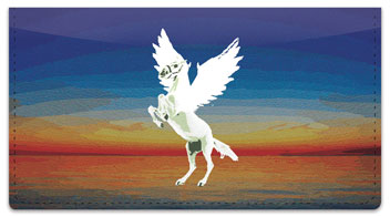 Pegasus Checkbook Cover