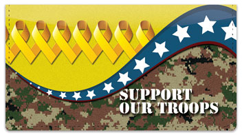 Support Our Troops Checkbook Cover