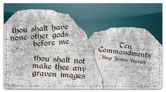 Ten Commandments Checkbook Cover