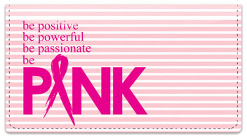 Power of Pink Checkbook Cover