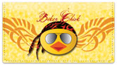 Biker Chick Checkbook Cover