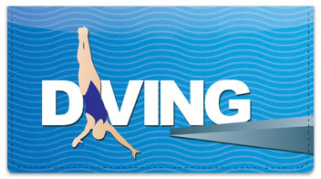 Diving Checkbook Cover