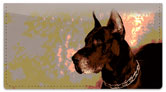 Dog Portrait Checkbook Cover