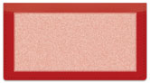 Red Sponge Pattern Checkbook Cover