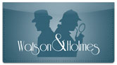 Sherlock Holmes Checkbook Cover