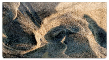 Patterns in the Sand Checkbook Cover