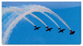 Airplane Aerobatics Checkbook Cover
