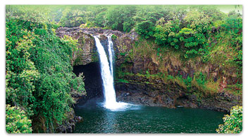 Waterfalls in Paradise Checkbook Cover