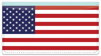 US Flag Checkbook Cover